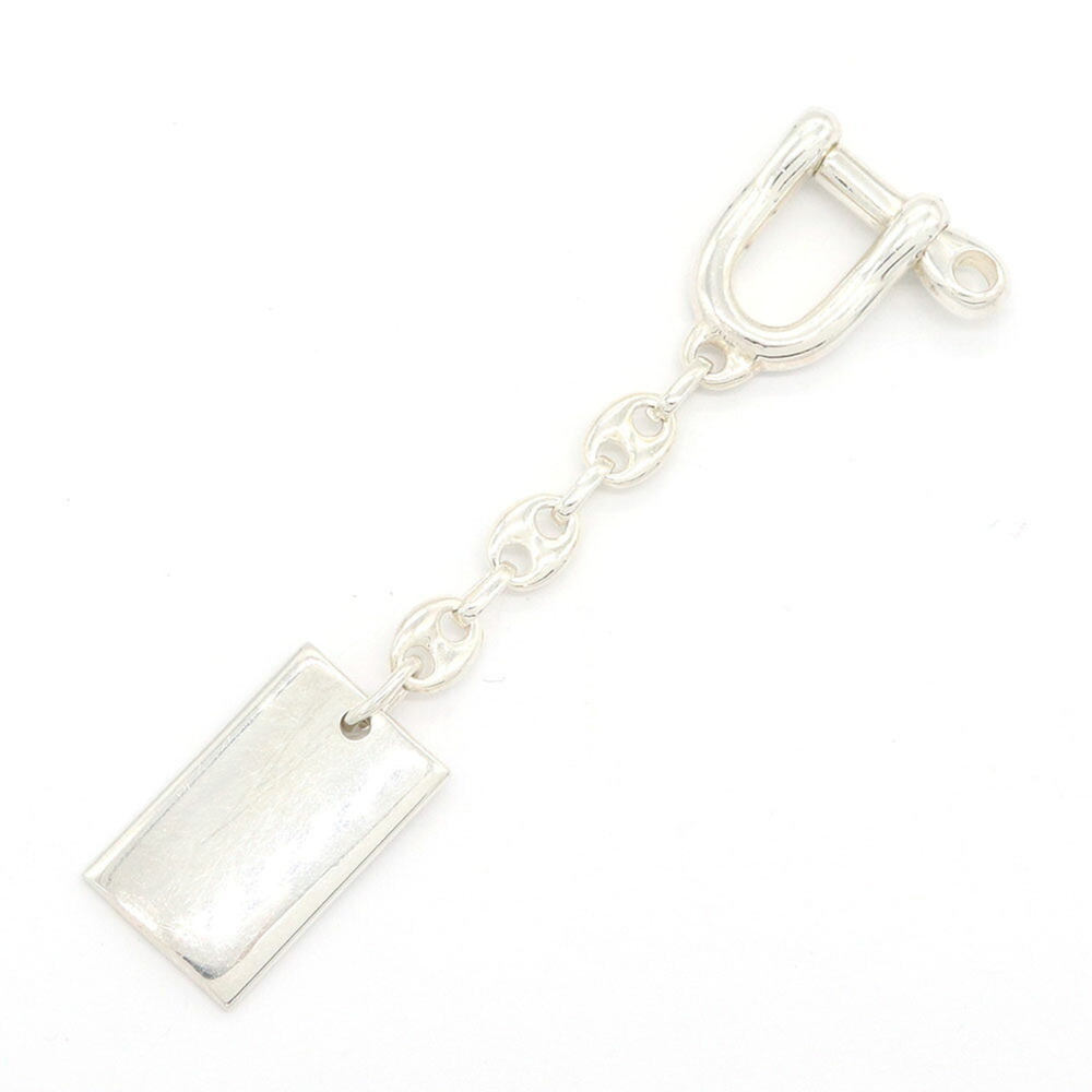 Tiffany & Co. Keyring Shackle Anchor SV Sterling Silver 925 Keychain Charm Ha...